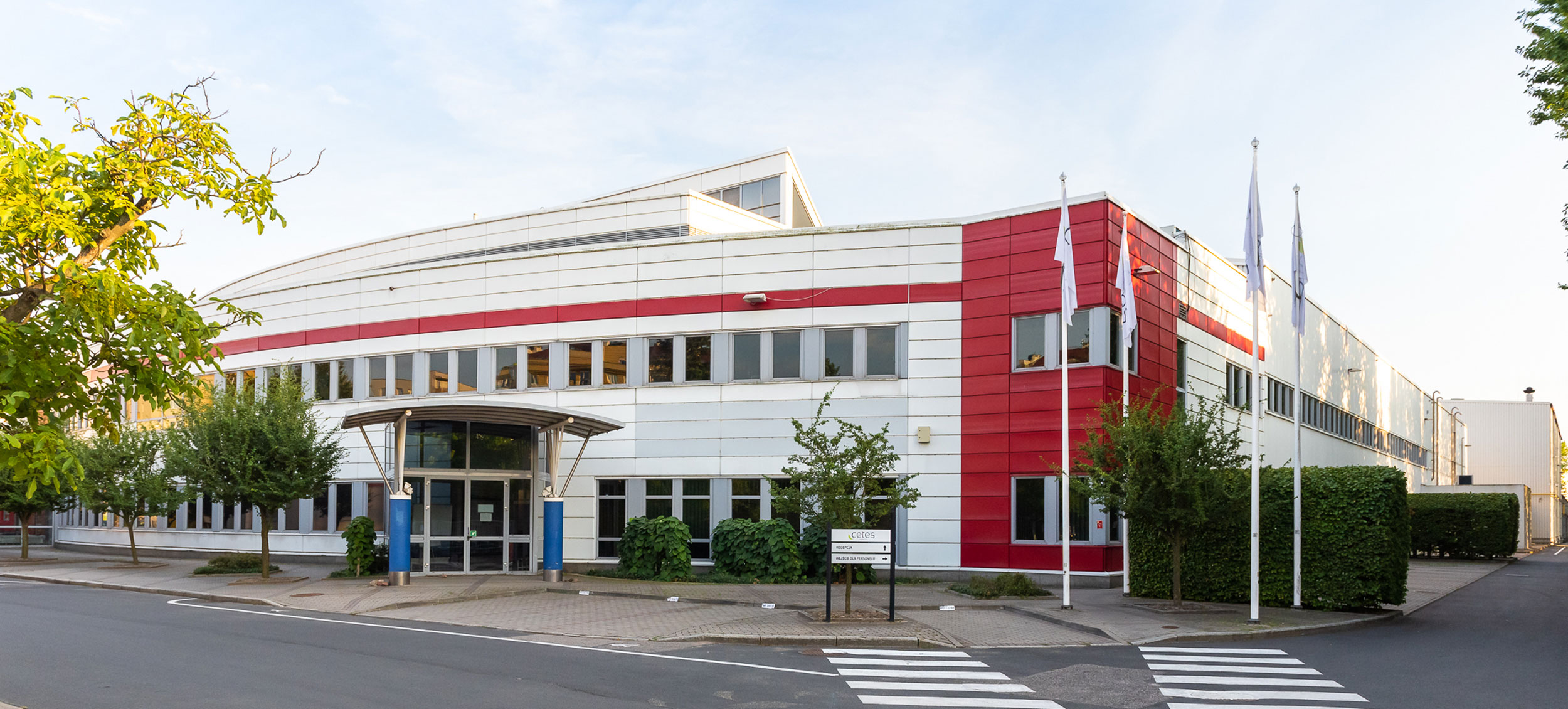 The factory building today
